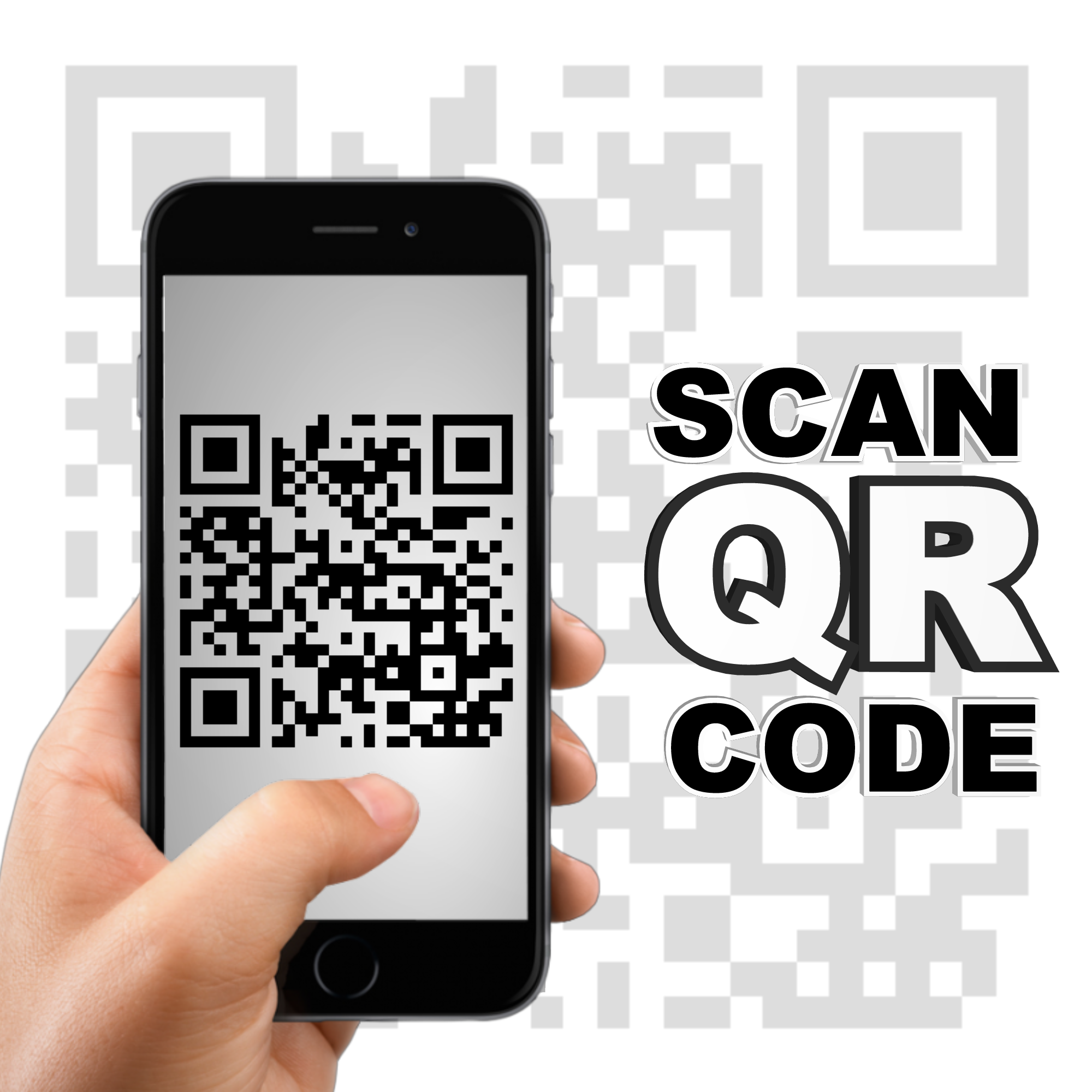 image representing qr code of share ur card