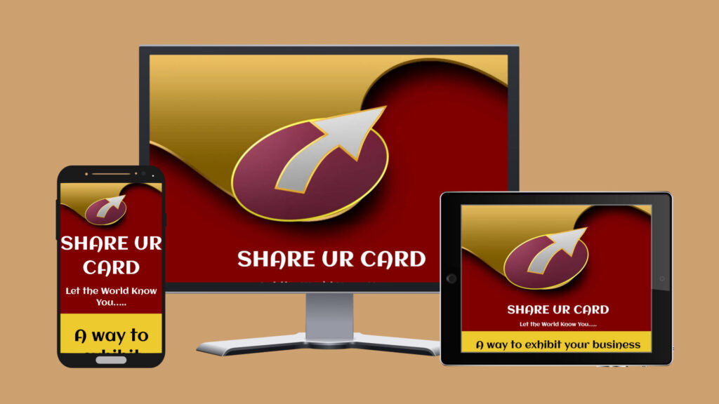 Share Your Card is one of the best way to present yourself or your business