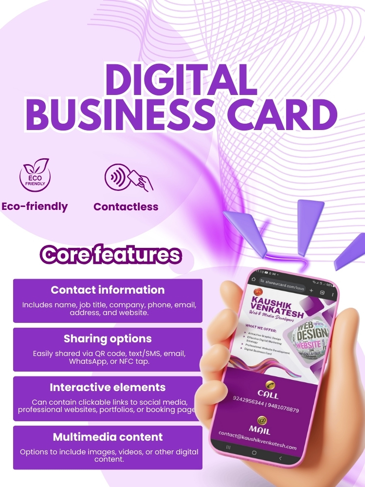 Digital Business Card Share Your Card